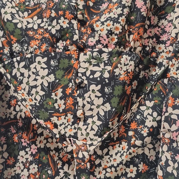 TOPSHOP floral, short sleeve blouse - Picture 4 of 6